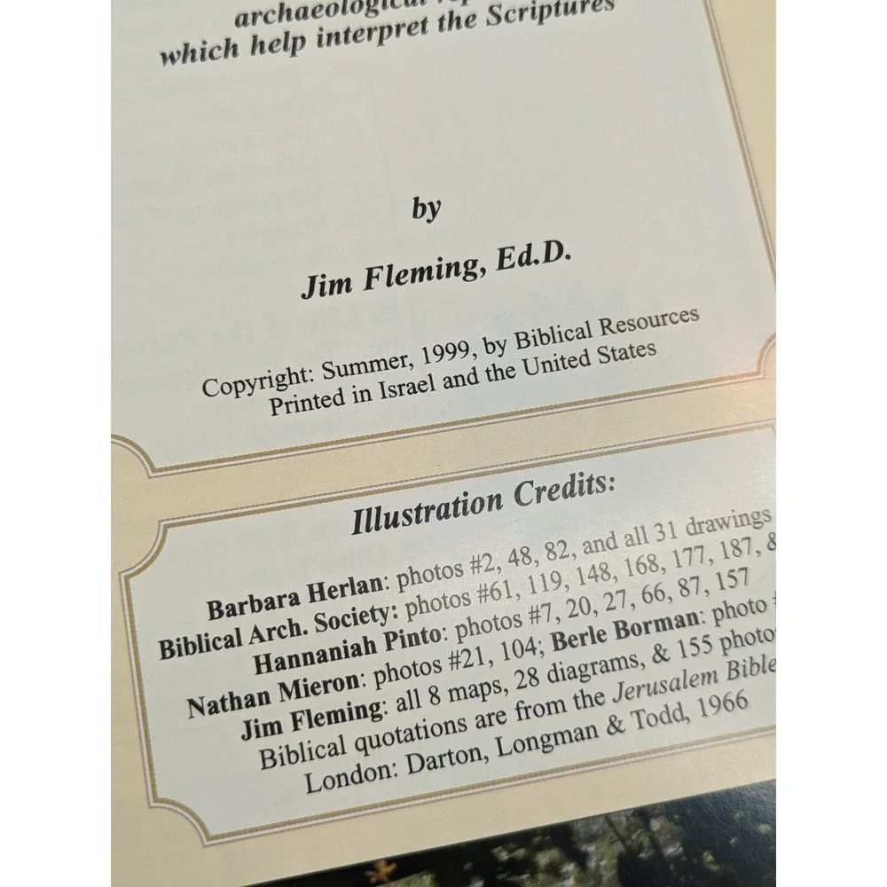 PRISTINE🇮🇱The World of the Bible Gardens Ein Karem, Jerusalem 1999 Jim Fleming